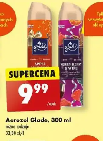Biedronka Aerozol Glade, 300 ml oferta
