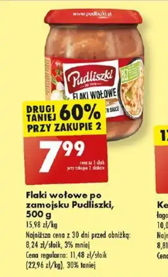Biedronka Flaki wołowe po zamojsku Pudliszki, 500 g oferta