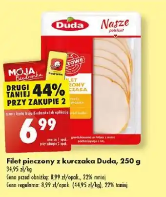 Biedronka Filet pieczony z kurczaka Duda, 250 g oferta
