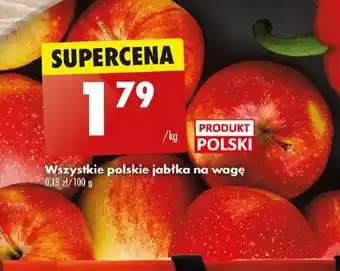 Biedronka Wszystkie polskie jabłka na wagę 1 kg oferta