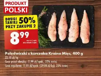 Biedronka Polędwiczki z kurczaka Kraina Mięs, 400 g oferta