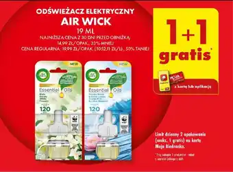 Biedronka ODŚWIEŻACZ ELEKTRYCZNY AIR WICK 19ml oferta