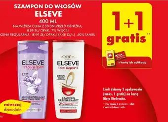 Biedronka SZAMPON DO WŁOSÓW ELSEVE 400ml oferta