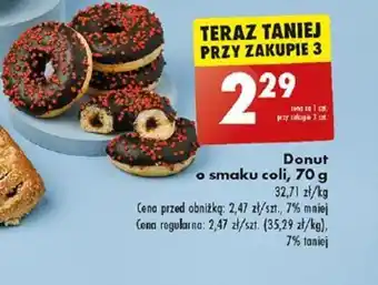 Biedronka Donut o o smaku coli, 70 g oferta