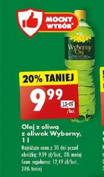 Biedronka Olej z oliwą z oliwek Wyborny 1l oferta