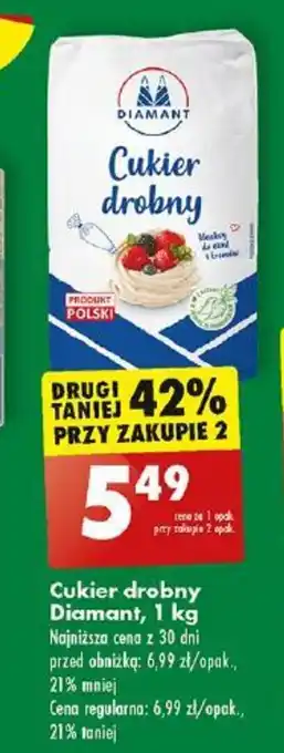 Biedronka Cukier drobny Diamant 1kg oferta