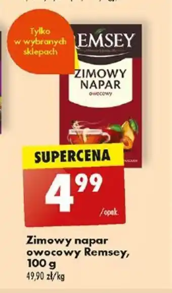 Biedronka Zimowy napar owocowy Remsey, 100 g oferta