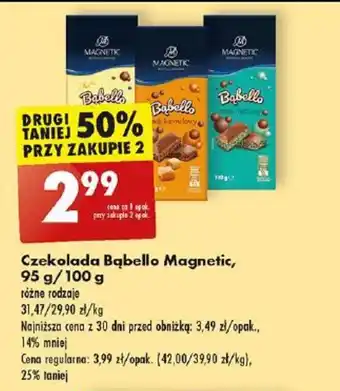 Biedronka Czekolada Bąbello Magnetic, 95 g oferta