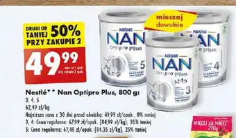 Biedronka Nestlé Nan Optipro Plus, 800 g oferta