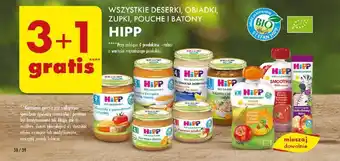 Biedronka WSZYSTKIE DESERKI, OBIADKI, ZUPKI, POUCHE I BATONY HIPP oferta