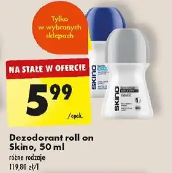 Biedronka Dezodorant roll on Skino, 50 ml oferta