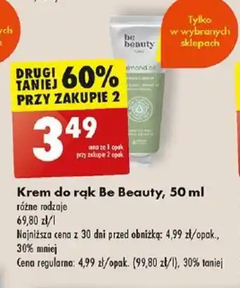 Biedronka Krem do rąk Be Beauty, 50 ml oferta