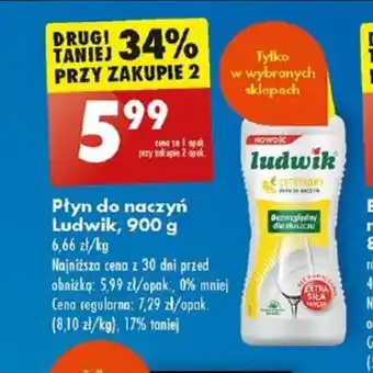 Biedronka Płyn do naczyń Ludwik, 900 g oferta