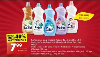 Biedronka Koncentrat do płukania tkanin Eden, opak., 1,8 l oferta