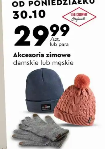 Biedronka Akcesoria zimowe damskie lub męskie oferta