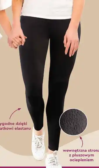 Biedronka Legginsy damskie ocieplane cleve oferta