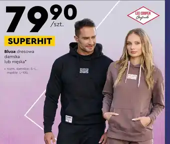 Biedronka Bluza dresowa damska lub męska rozm. damskie: S-L, męskie: L-XXL oferta