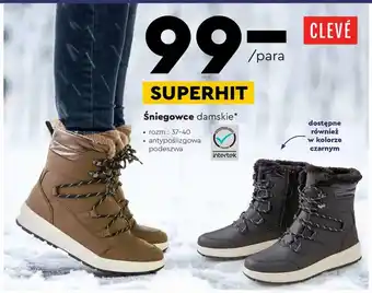 Biedronka Śniegowce damskie rozm.: 37-40 CLEVÉ oferta
