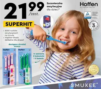 Biedronka Szczoteczka oscylacyjna dla dzieci oferta
