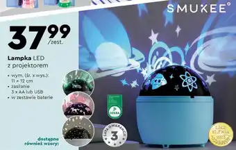 Biedronka Lampka LED z projektorem oferta