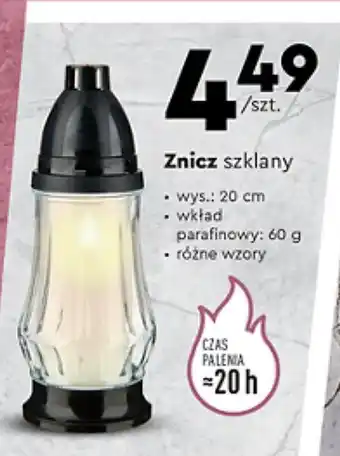Biedronka Znicz szklany oferta