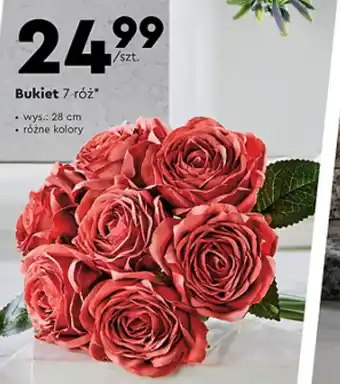 Biedronka Bukiet 7 róż oferta