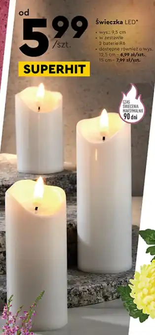 Biedronka Świeczka LED oferta