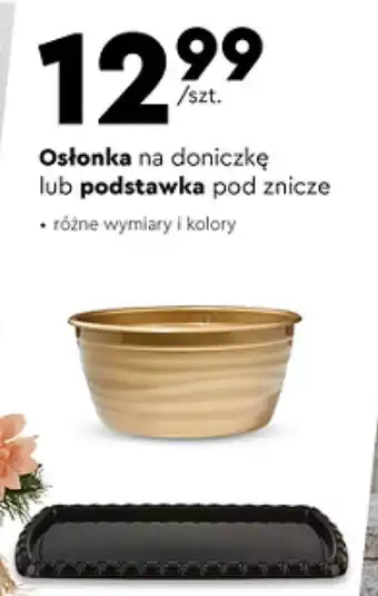 Biedronka Osłonka na doniczkę lub podstawka pod znicze oferta