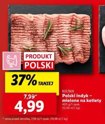 Lidl Polski indyk - mielone na kotlety 400 g/1 opak. oferta