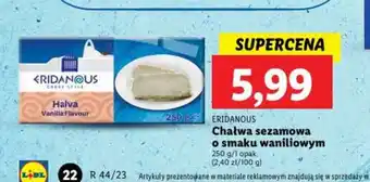 Lidl Chałwa sezamowa o smaku waniliowym 250 g oferta