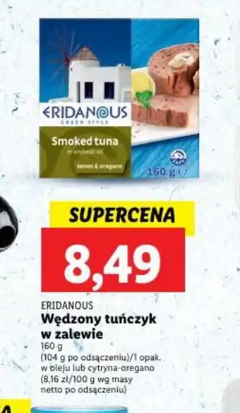 Lidl Wędzony tuńczyk w zalewie 160 g oferta