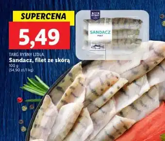 Lidl Sandacz, filet ze skórą 100 g oferta