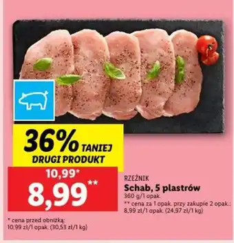 Lidl Schab, 5 plastrów 360 g/1 opak. oferta