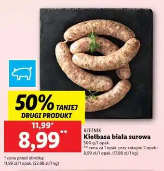 Kiełbasa biała surowa 500 g/1 opak.