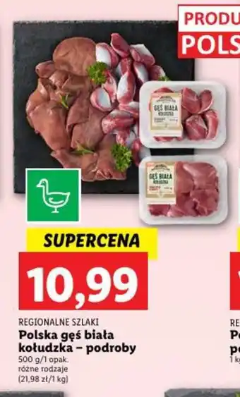 Lidl Polska gęś biała kołudzka - podroby 500 g oferta