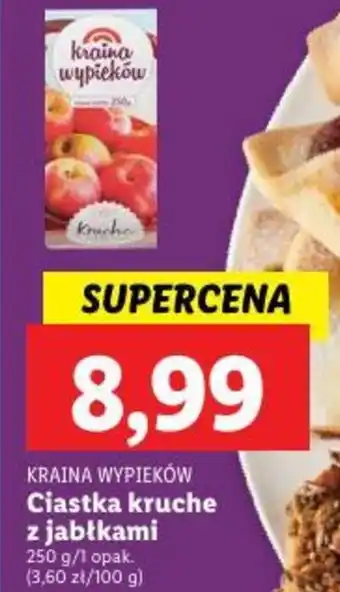 Lidl Ciastka kruche z jabłkami 250 g oferta