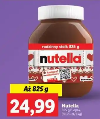 Lidl Nutella 825 g oferta