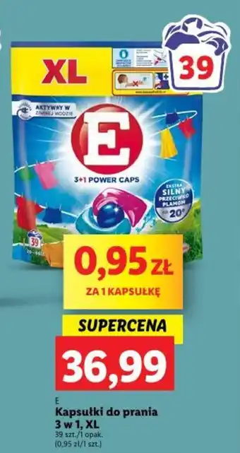 Lidl Kapsułki do prania 3 w 1, XL oferta