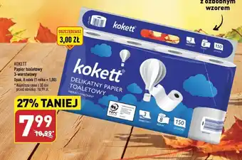 ALDI Papier toaletowy 3-warstwowy 8 rolek oferta