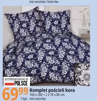 E.Leclerc Komplet pościei kora rozm. 160 x 200 cm + 2 x 70 x 80 cm oferta