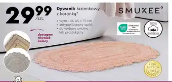 Biedronka Dywanik łazienkowy z koronką 45 x 75 cm oferta