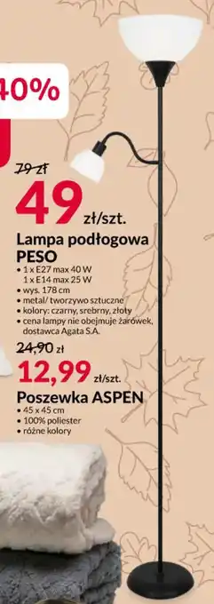 Agata Meble Lampa podłogowa PESO oferta
