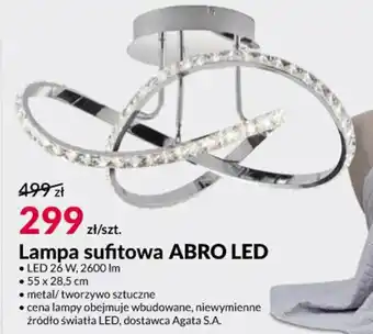 Agata Meble Lampa sufitowa ABRO LED oferta