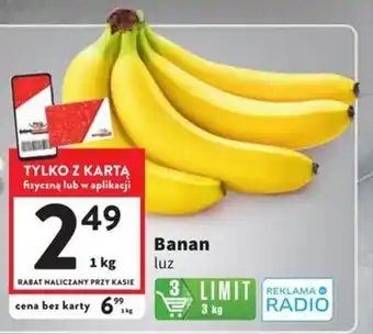 Intermarche Banan luz 1 kg oferta