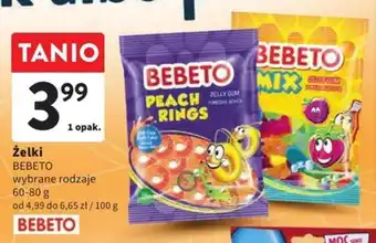 Intermarche Żelki 60-80 g oferta