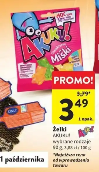 Intermarche Żelki 90 g oferta