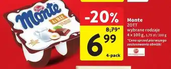 Intermarche Monte 4 x 100 g oferta