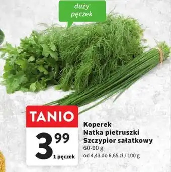 Intermarche Koperek Natka pietruszki Szczypior sałatkowy 60-90 g oferta