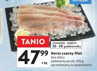 Dorsz czarny filet 1 kg