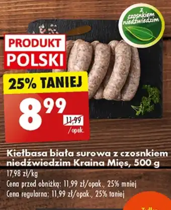 Biedronka Kiełbasa biała oferta